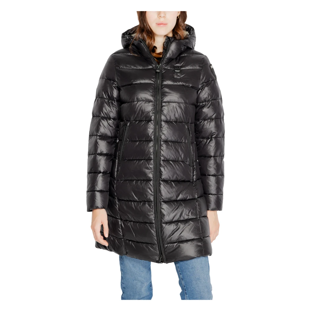 Blauer Damesjassen en Mantels Collectie Black Dames