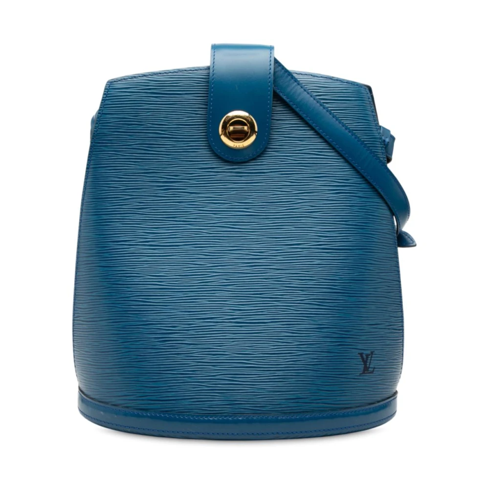 Louis Vuitton Vintage Women's Blue Pre-Owned Shoulder Bag
