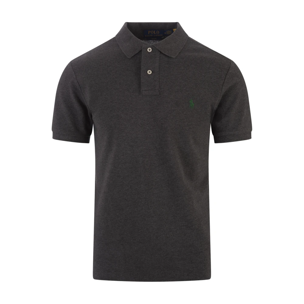 Ralph Lauren Heather Polo Shirt Grå Bomull Piqué Gray, Herr