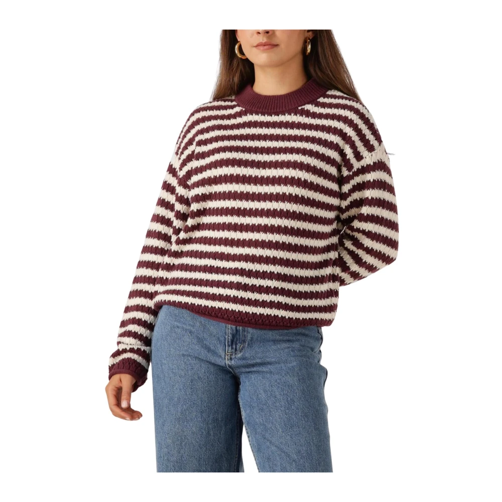 Y.a.s - Beiger Strickpullover Für Frauen - Knitwear - Damen - Braun - L - Bild 3