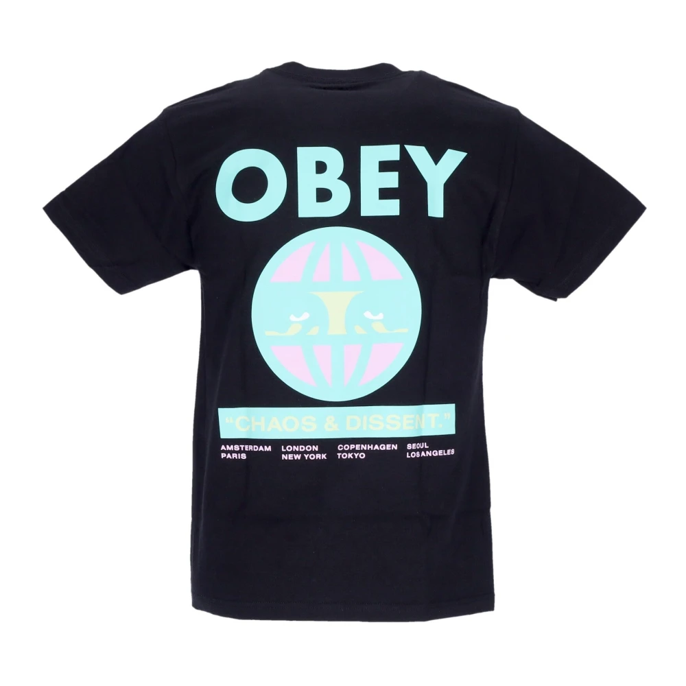 Obey Klassiek Zwart Heren T-shirt met Print Black Heren