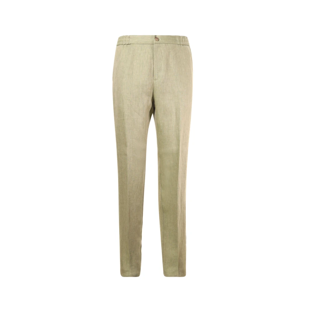 ETRO Slim-fit Trousers Green Heren
