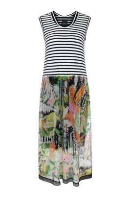 robe-midi-a-motifs-en-maille