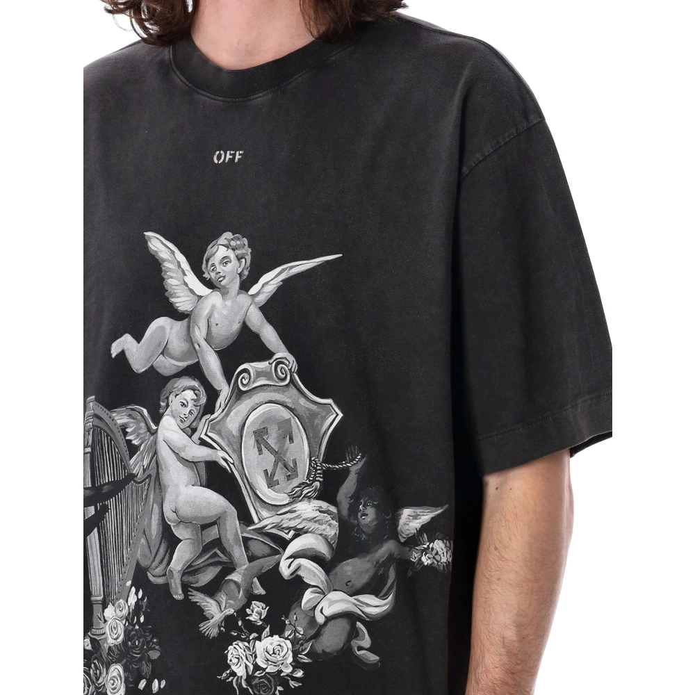 Off White Skate Short Sleeve Tee Black Heren