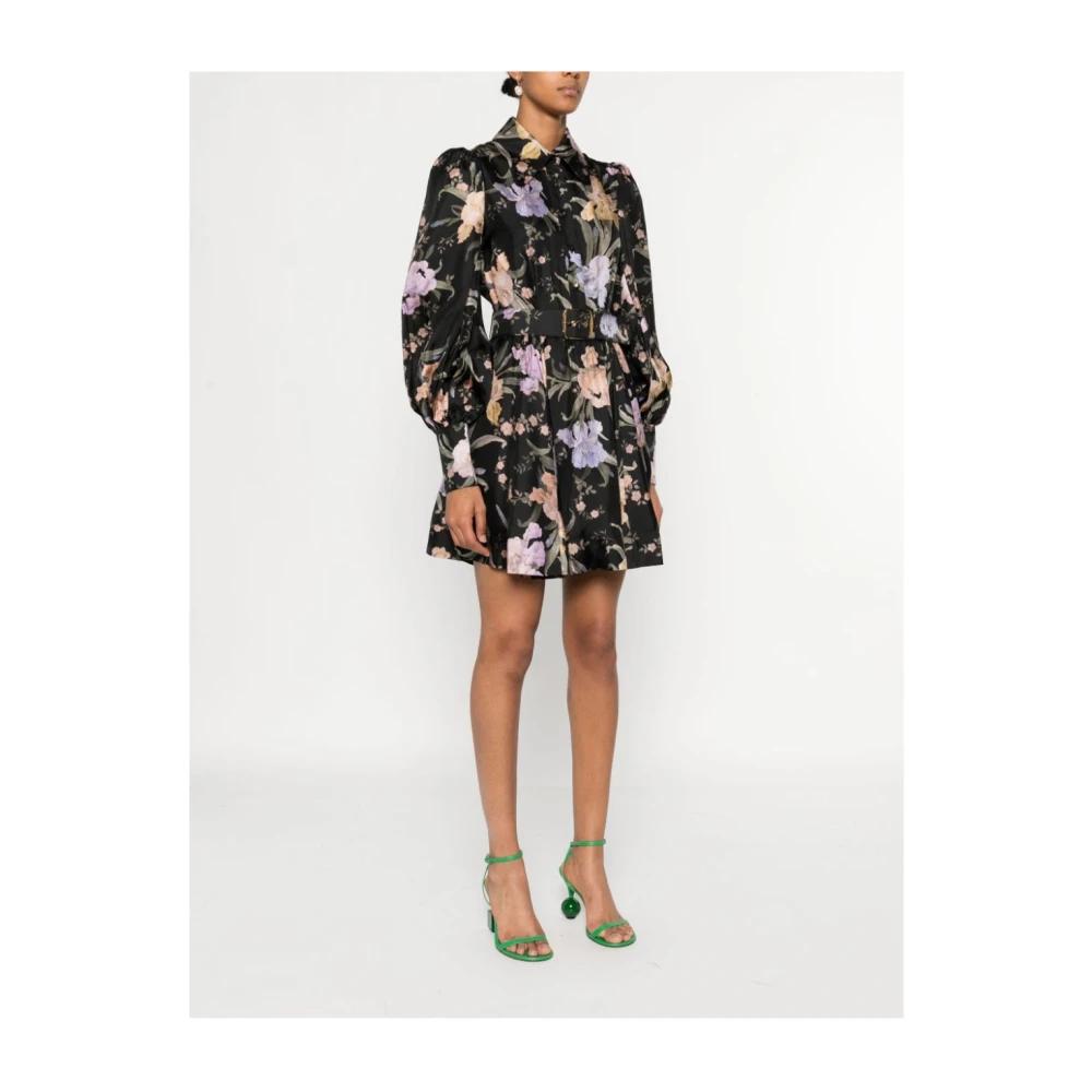 Zimmermann Eden Geriemde Mini Jurk Multicolor Dames