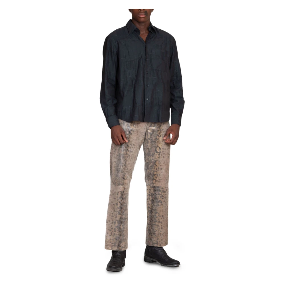 Sunflower Slangenprint AOP Broek Beige Heren