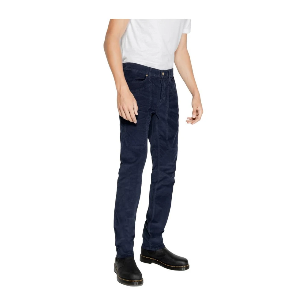 Jeckerson Stretch Katoenmix Herenbroek Blue Heren