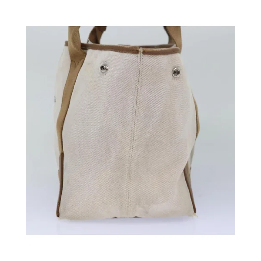 Balenciaga Vintage Pre-owned Canvas balenciaga-bags Beige Dames