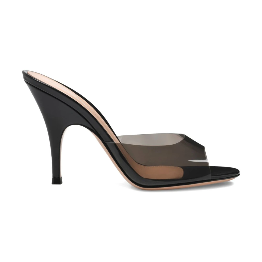 Gianvito Rossi Heeled Mules - Female - Heeled Mules - Black - 7 Uk - Shoes