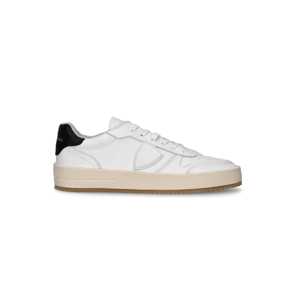 Philippe Model Men's White Sneakers, 5 Uk, Nice Low Trainers