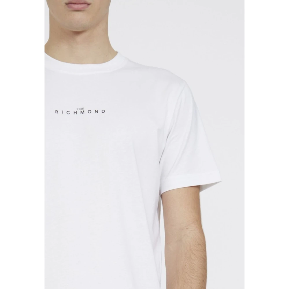 John Richmond Heren Casual T-Shirt White Heren