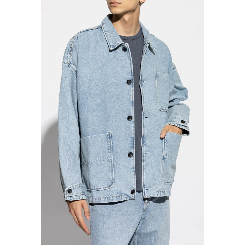 Rag & Bone Denim overhemd Mercer Blue Heren