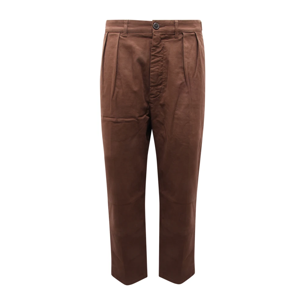 Department Five Men's Brown Departt Five, Straight Trousers, W31, Italian Style New Trousers