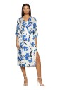 robe-midi-florale-en-viscose