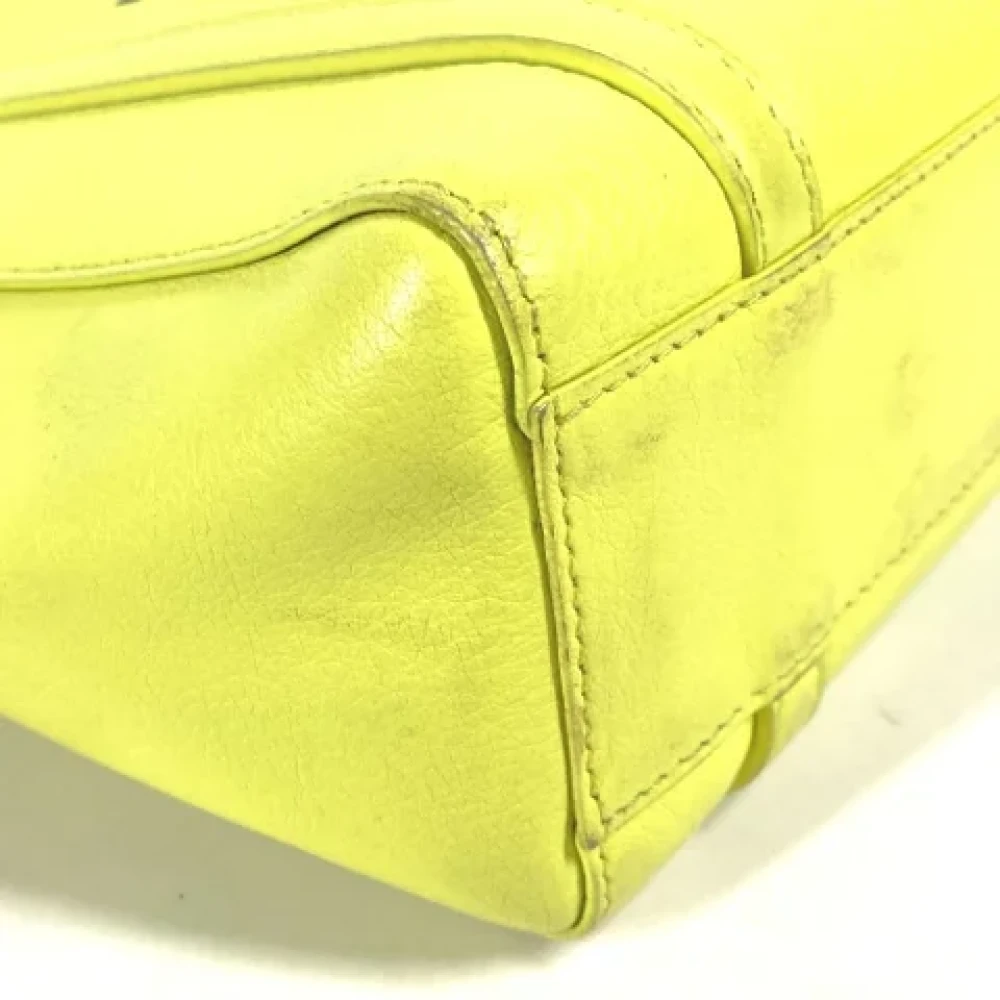 Balenciaga Vintage Pre-owned Leather balenciaga-bags Yellow Dames