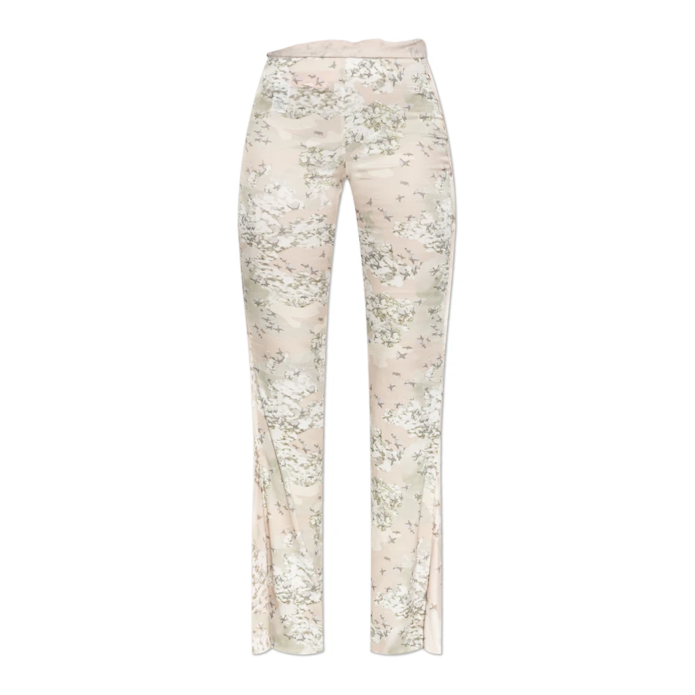 Diesel Donna Beige Pantaloni, Xs, New,