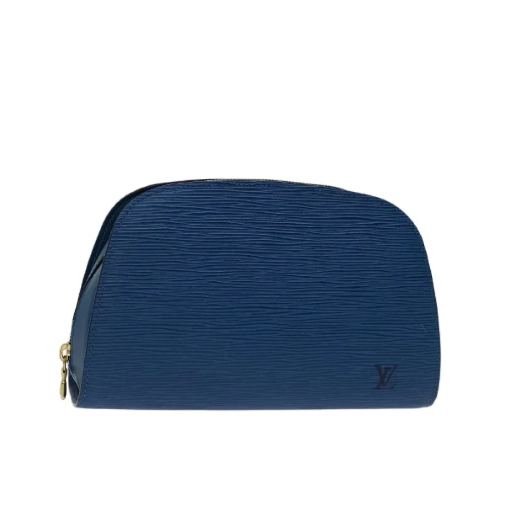 Louis Vuitton Vintage Pre-owned Leather louis-vuitton-bags Blue Dames