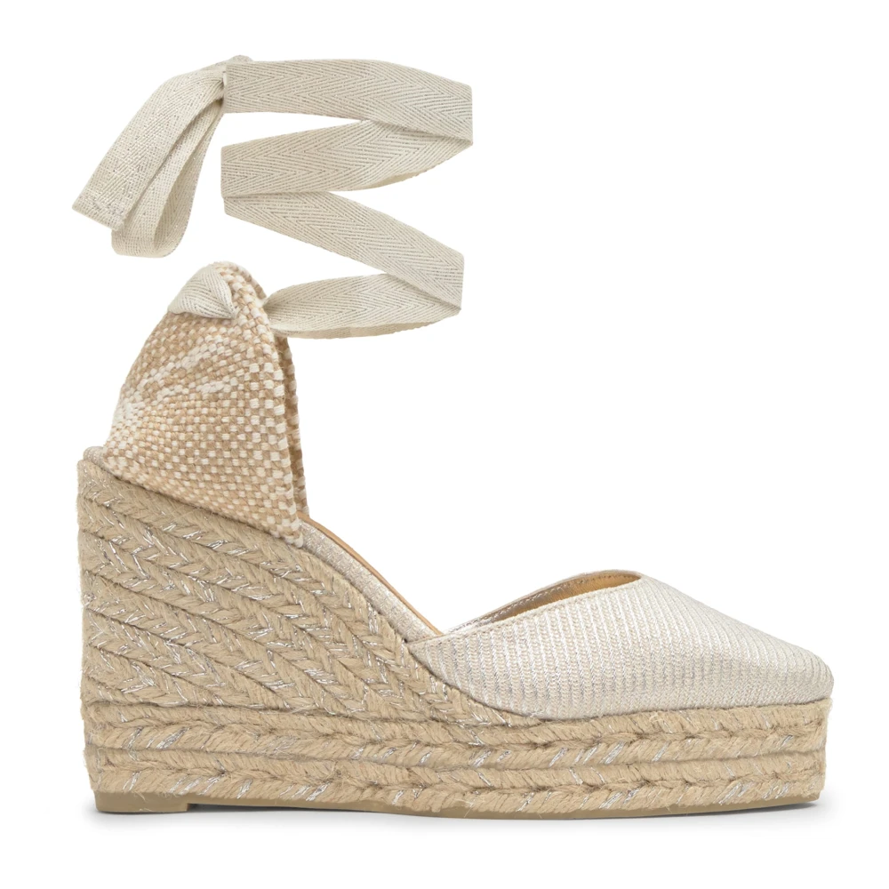 Castañer Women's Gray Joyce Espadrille - Wedges - 6 Uk - Shoes