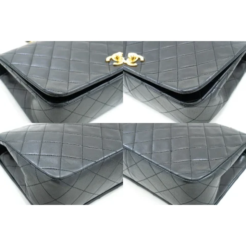 Chanel Vintage Pre-owned Leather chanel-bags Black Dames
