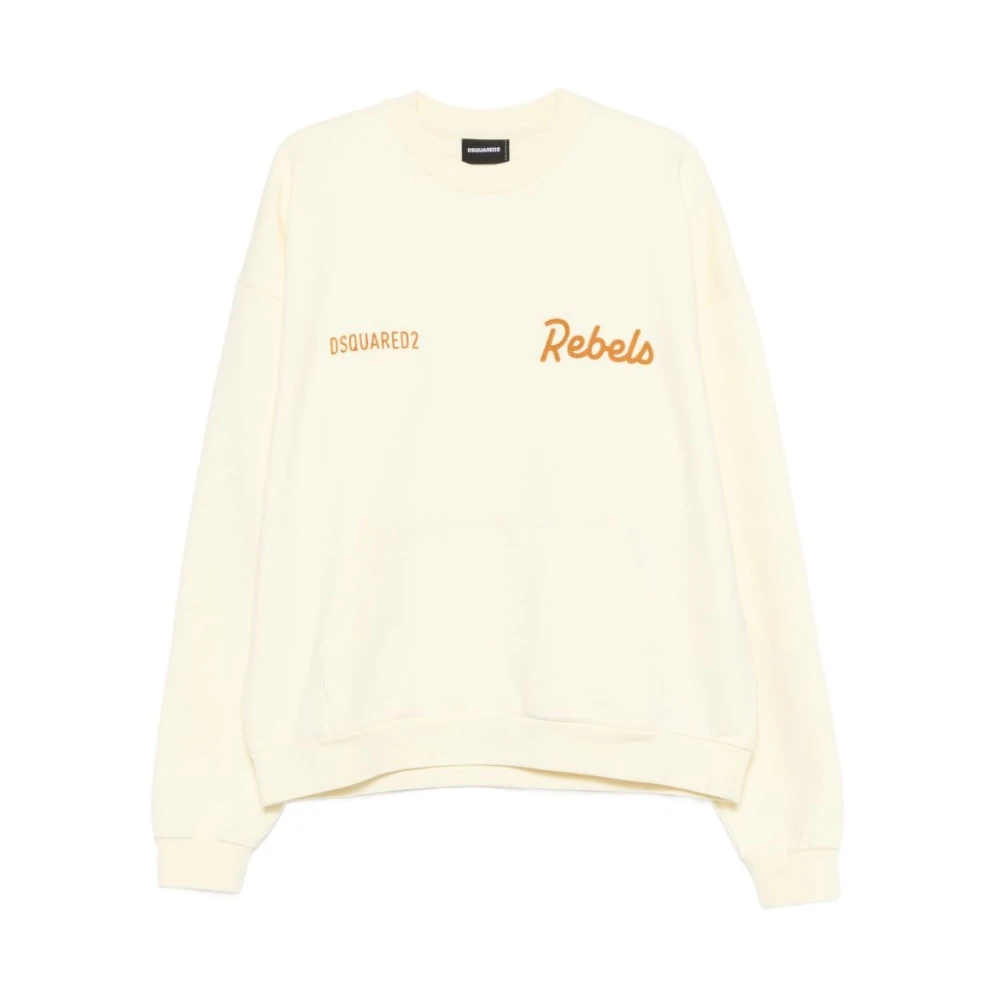 Dsquared2 Men's Yellow Jumper - Sweatshirts - M - Sweatshirts & Hoodies