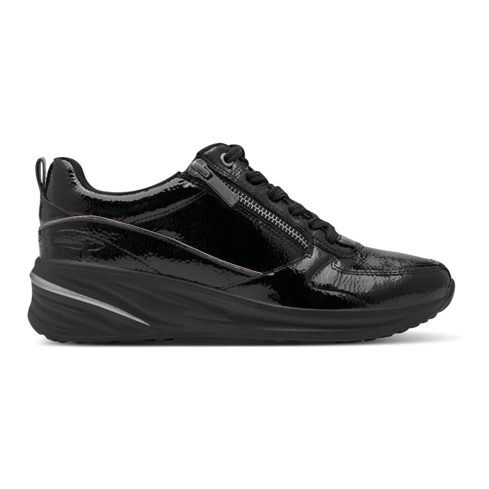 Tamaris Women's Black Sneakers, 8 Uk, Essentials Sneaker Low