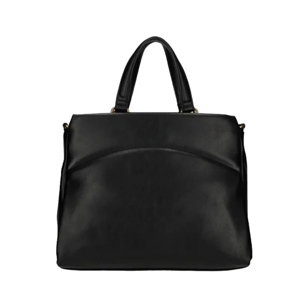 Liu Jo Zwarte handtas met gouden details Black Dames