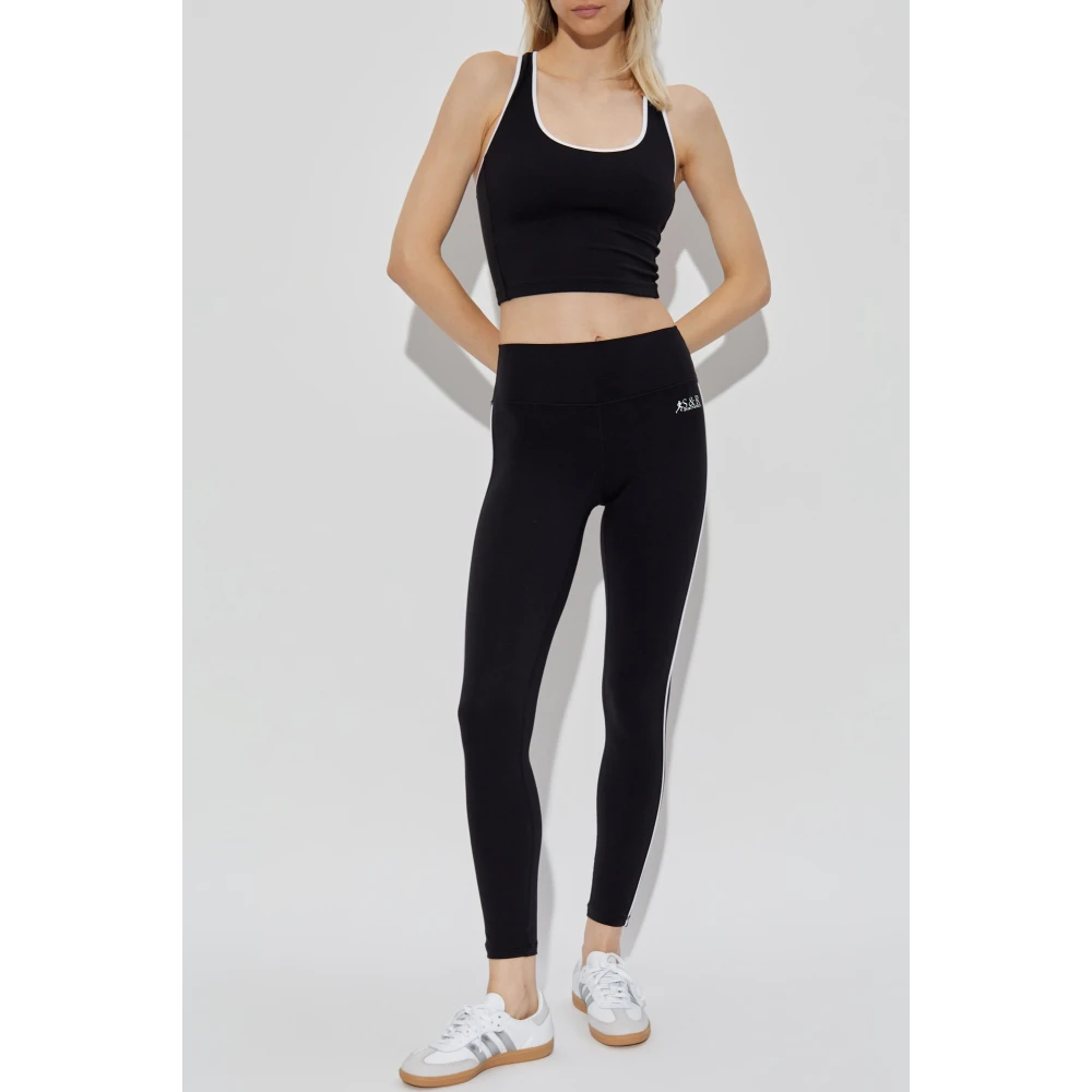 Sporty & Rich Leggings uit de The Mountain collectie Black Dames