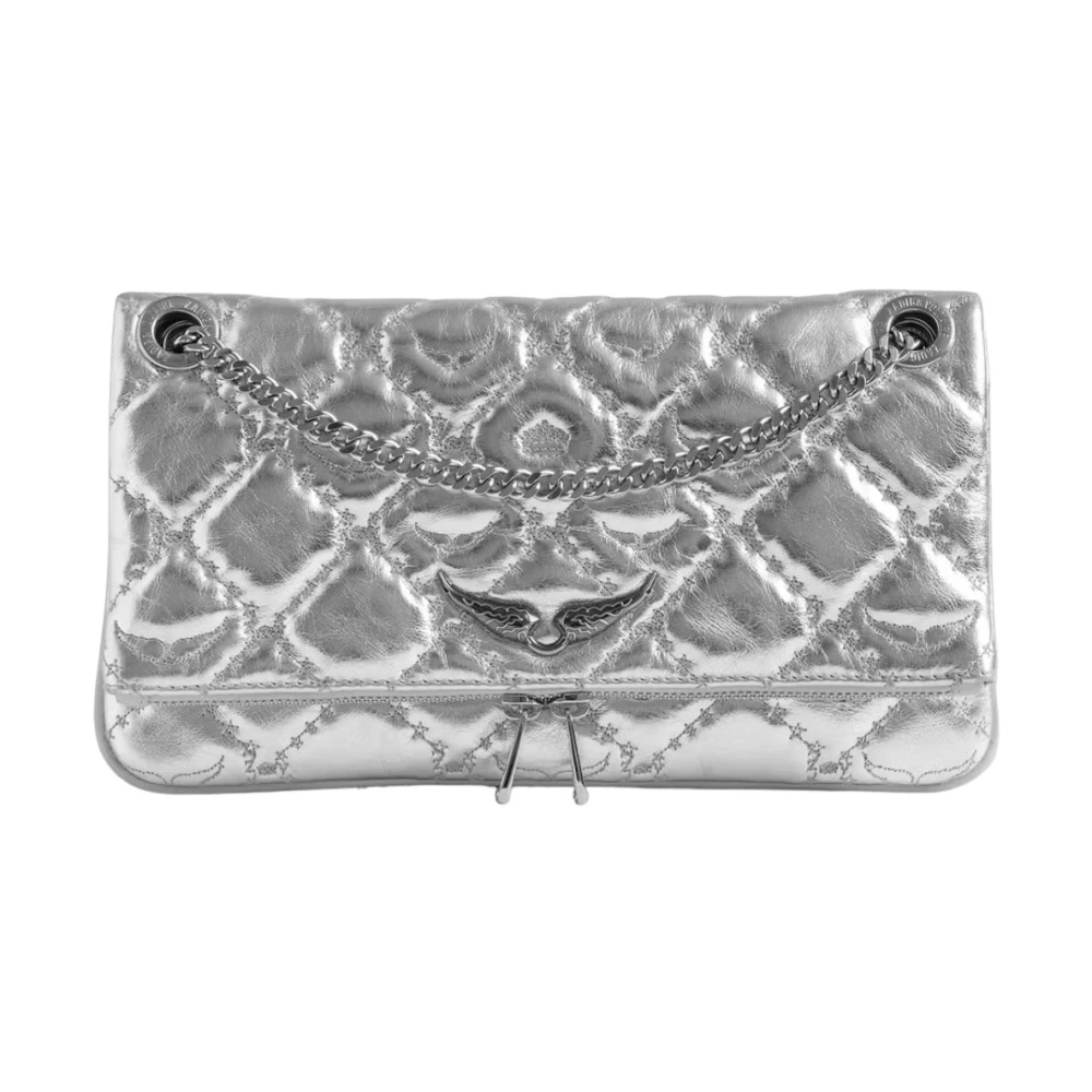 Zadig & Voltaire Donna Grigio Borse, Taglia Unica, New,
