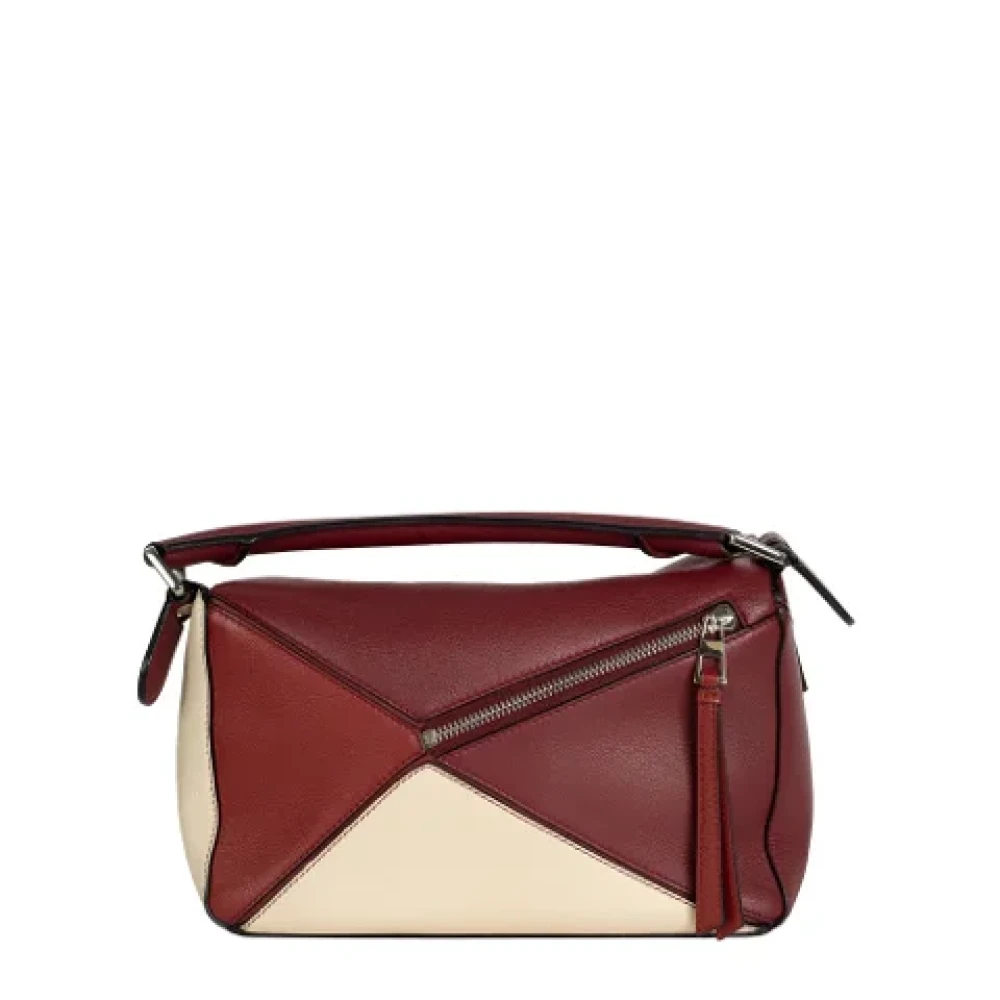 Loewe Pre-owned Leather shoulder-bags Red Dames