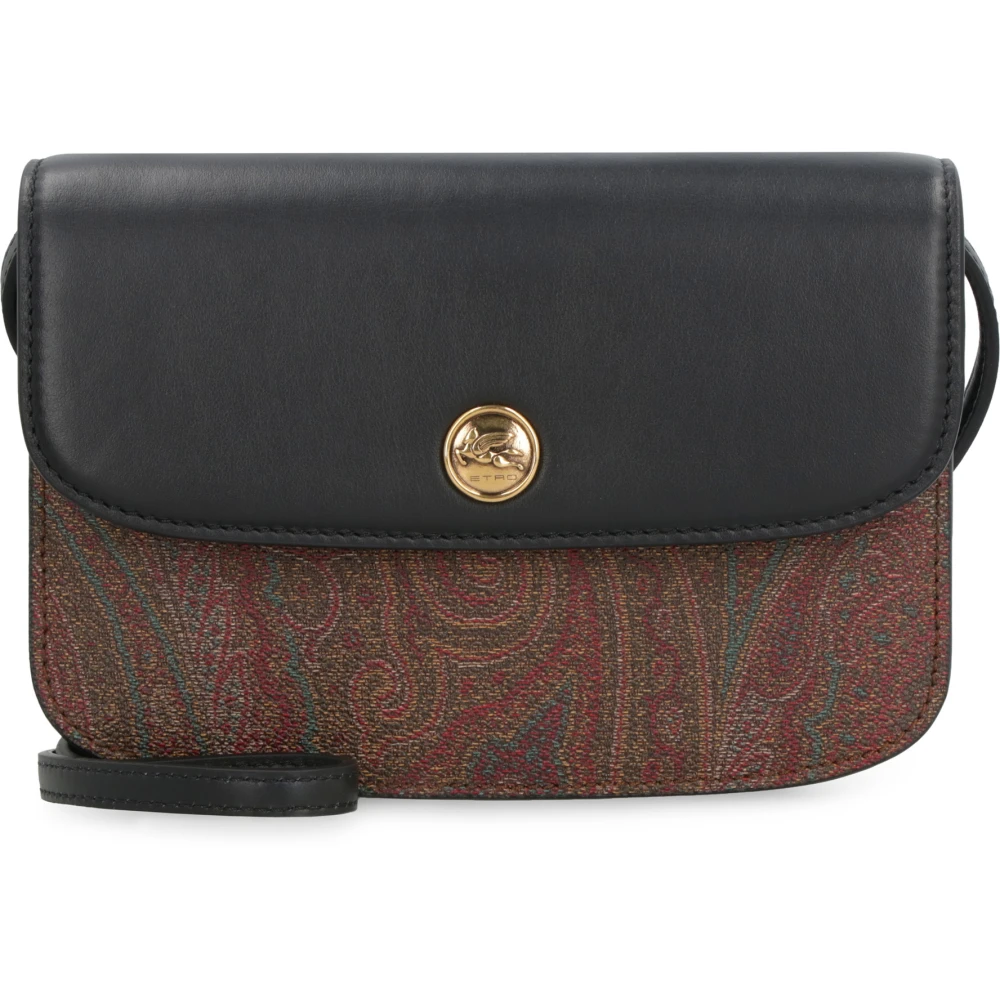 Etro Paisley Print Crossbody Väska Black, Dam