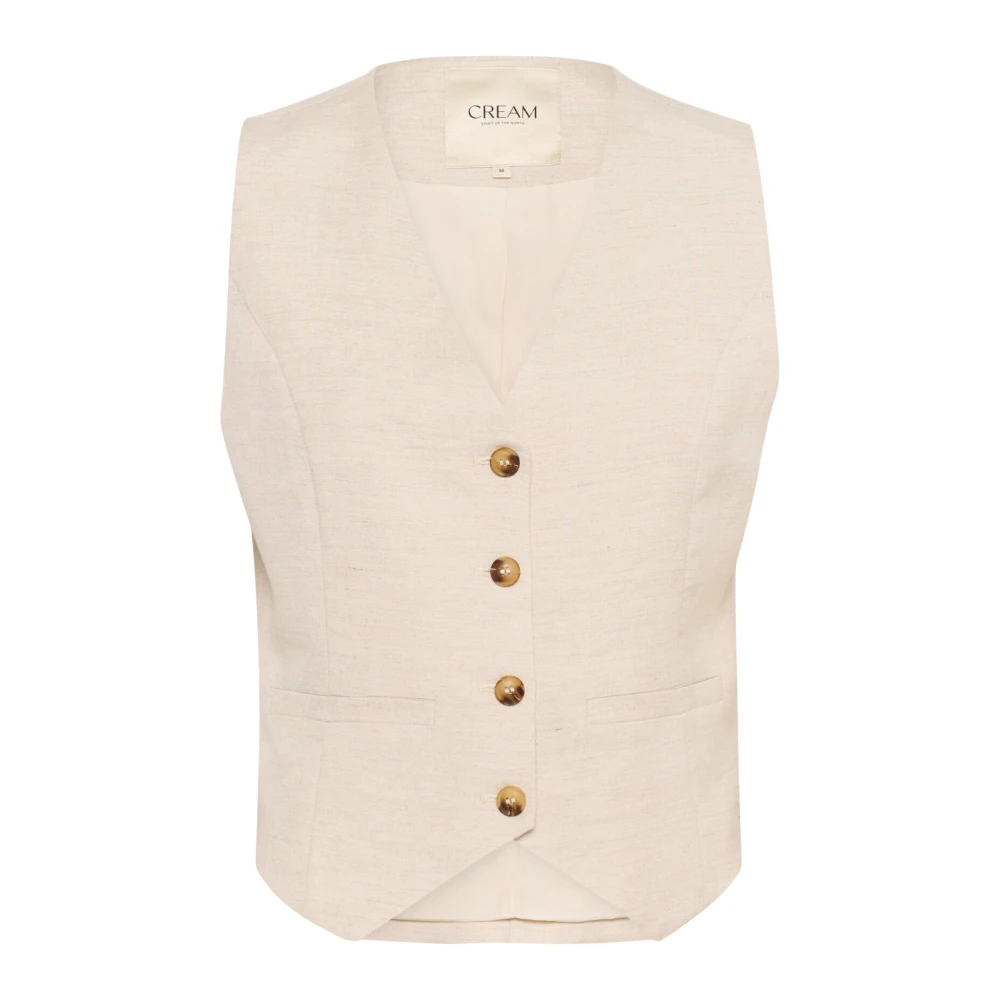 Cream - Jackets > Vests - Pink - Cream - Modalova