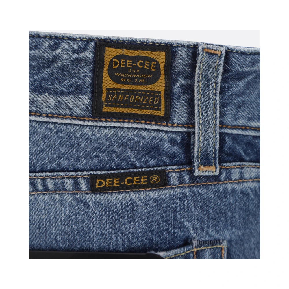 Washington DEE CEE Cropped Blauwe Gewassen Denim Jeans Blue Dames