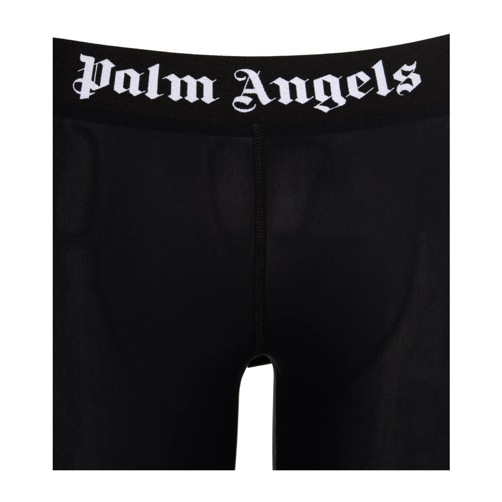 Palm Angels Zwarte leggings voor modebewuste vrouwen Black Dames
