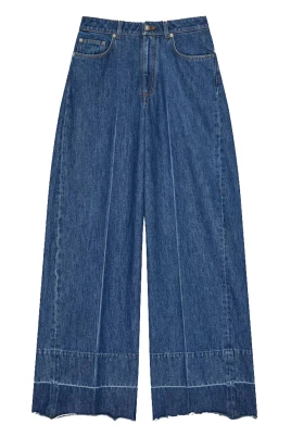 Råkant Wide Leg Jeans