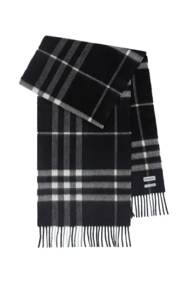 Giant Check Cashmere Scarf