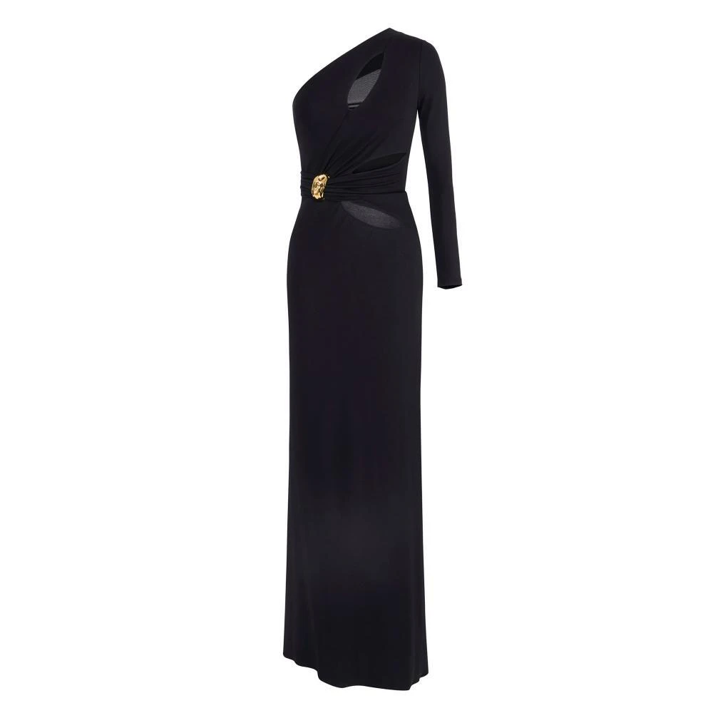 Elisabetta Franchi Black Red Carpet Dress - Female - Gowns - S - Dresses
