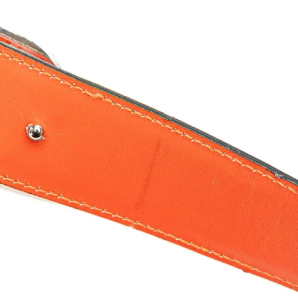 Gucci Vintage Pre-owned Leather belts Orange Dames