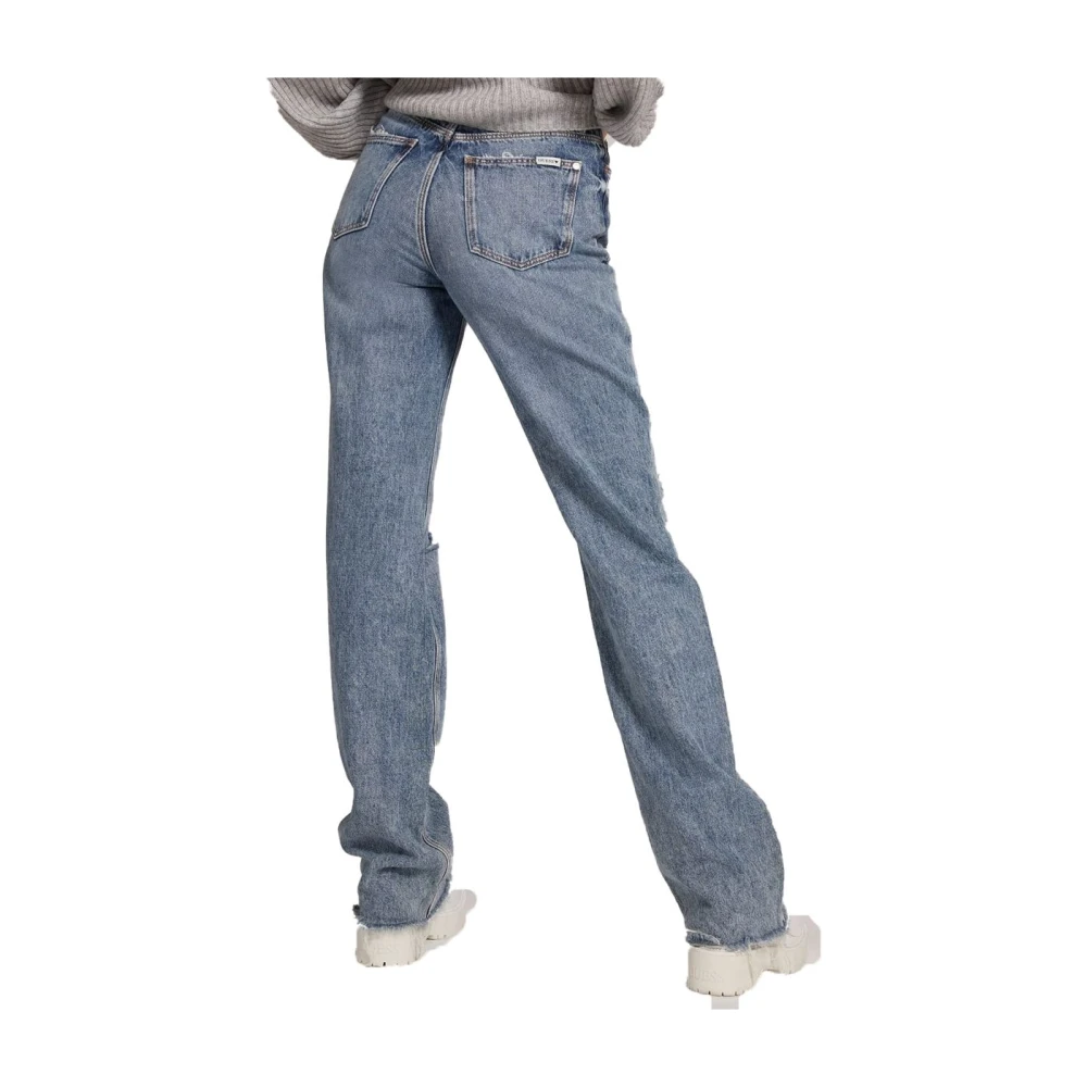 Guess Stijlvolle Broeken voor Mannen en Vrouwen Blue Dames
