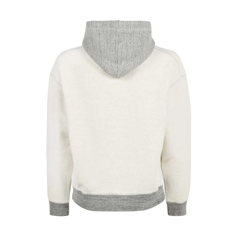 Dsquared2 Gestreepte Hoodie met Capuchon Gray Heren