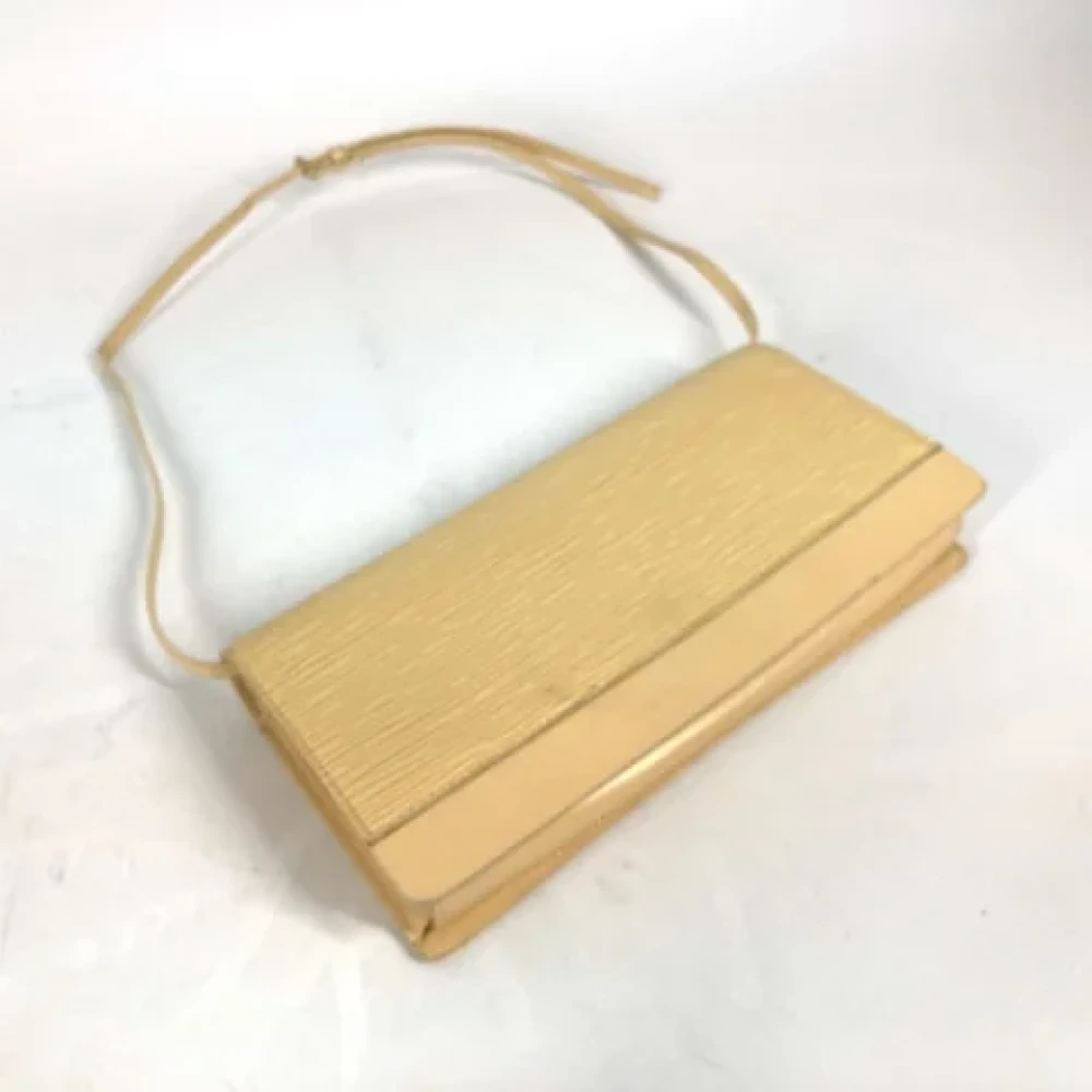 Louis Vuitton Vintage Pre-owned Leather clutches Yellow Dames