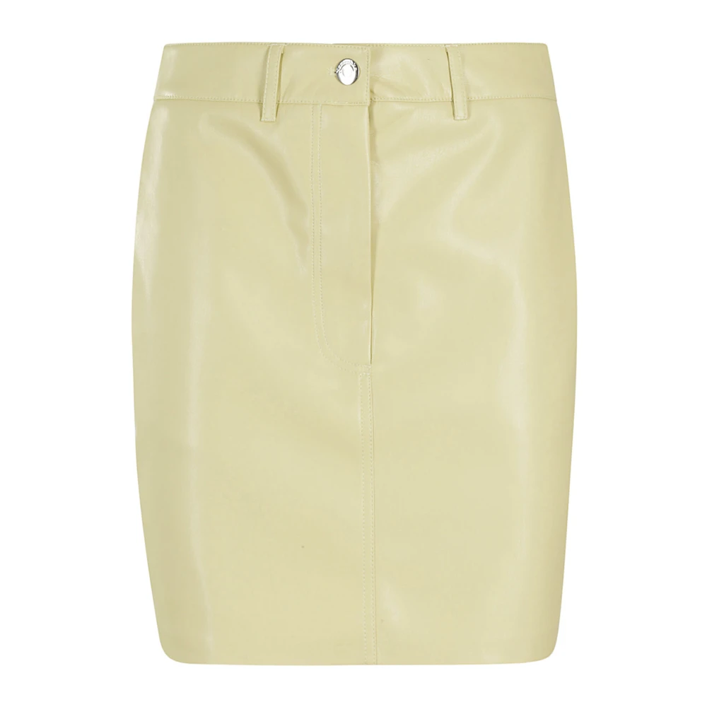Nanushka Leather Skirts Yellow Dames