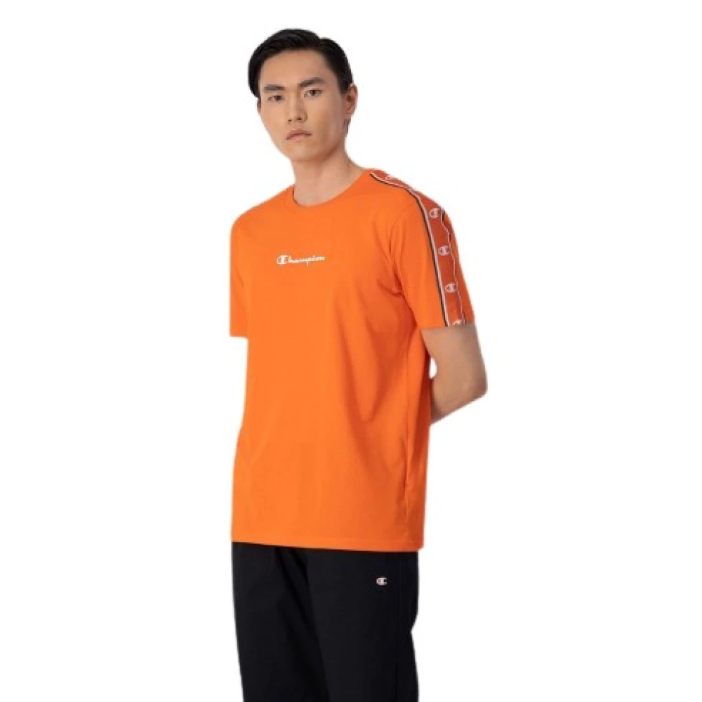 Champion Heren Lichtgewicht Katoenen Jersey T-Shirt Orange Heren