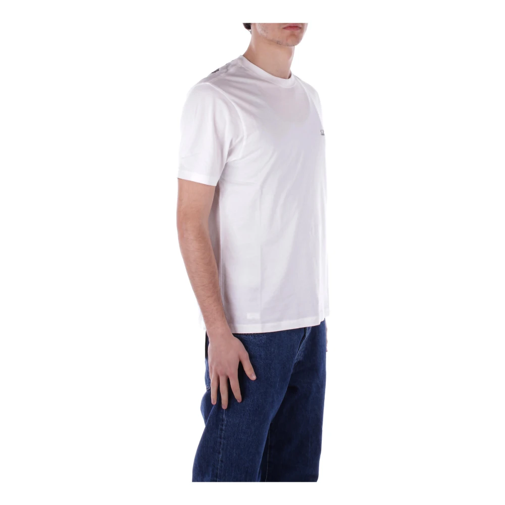 C.P. Company Logo Front Heren T-shirt White Heren