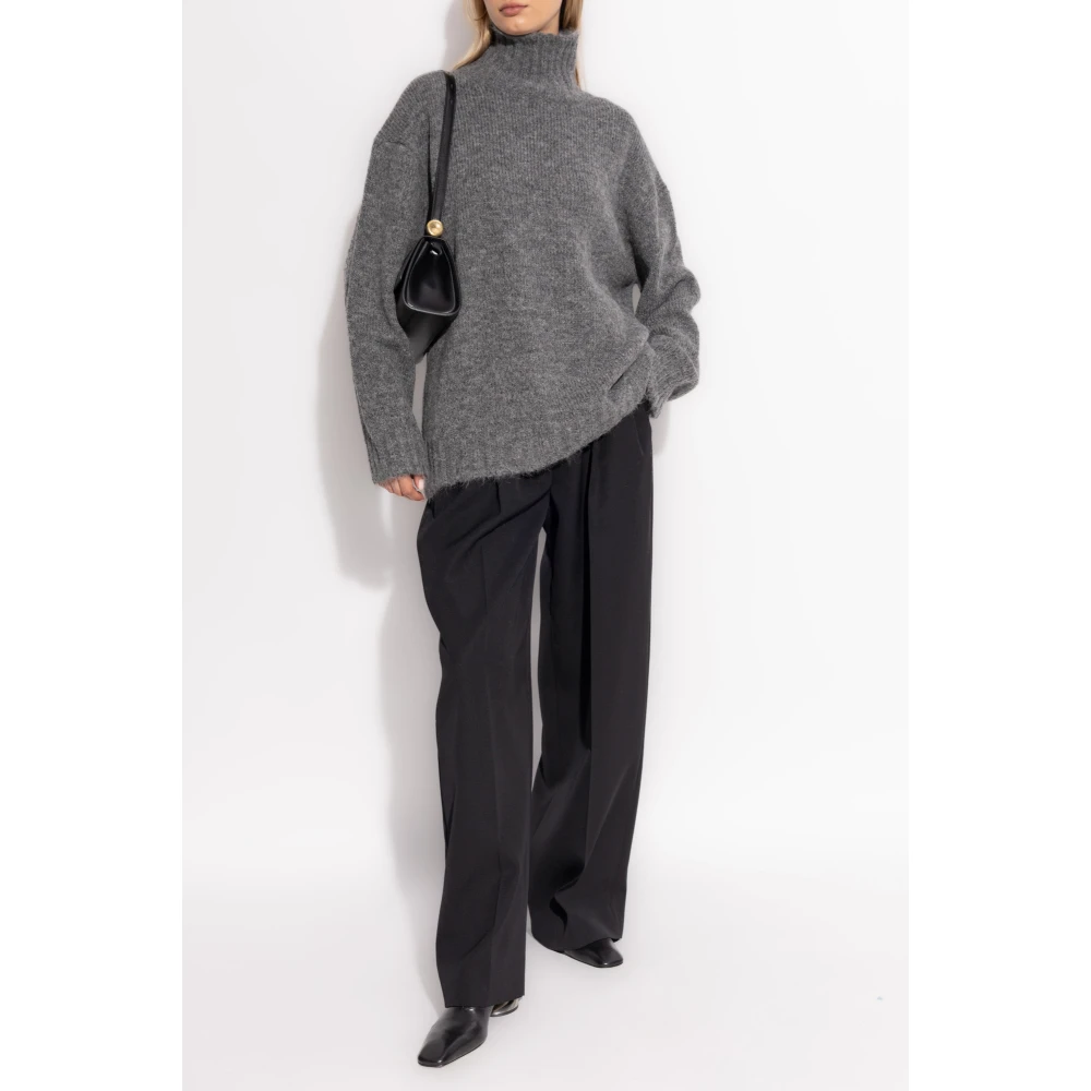Jil Sander Oversized turtleneck Gray Dames