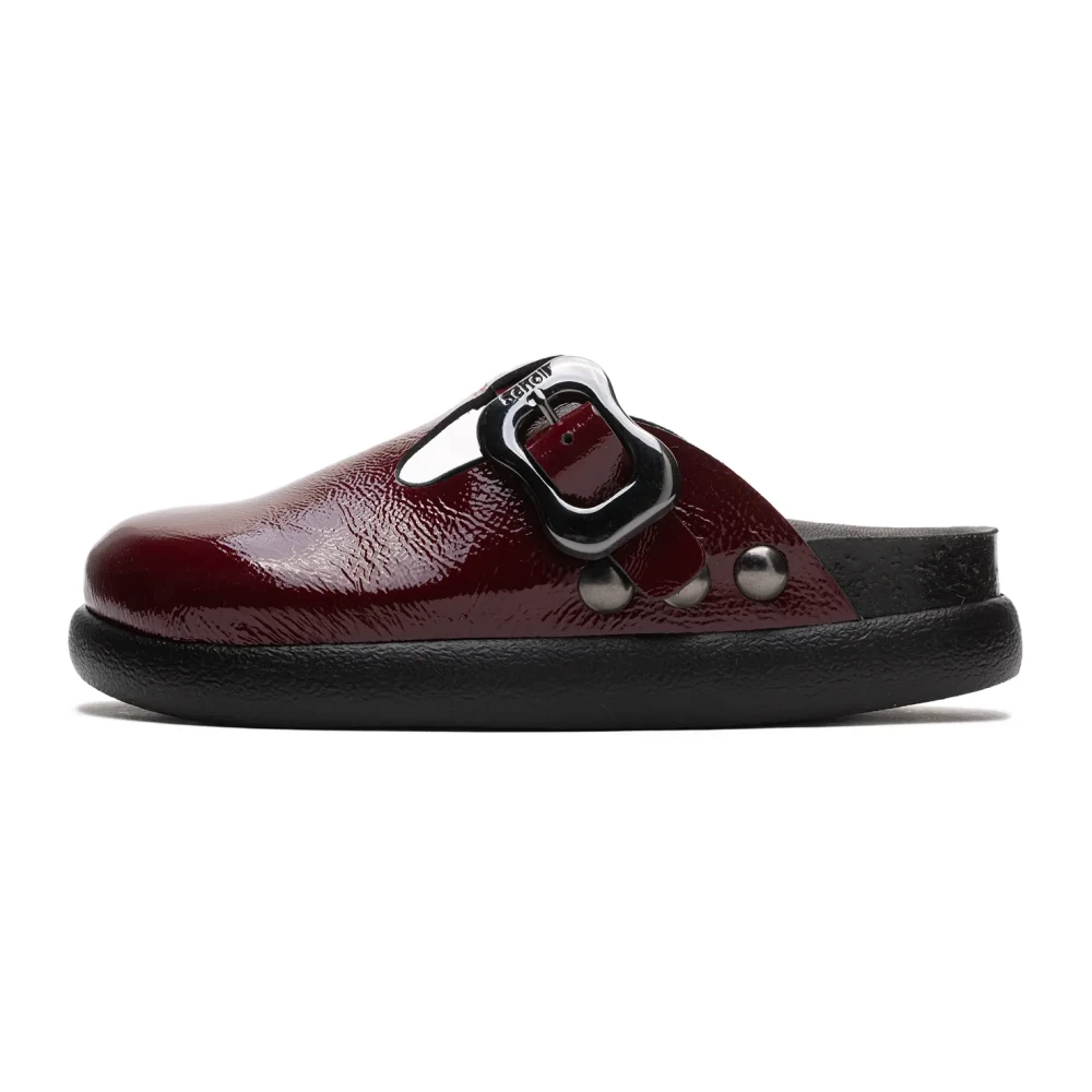 Scholl Red Mules, Female, 7 Uk, Flora Chunky