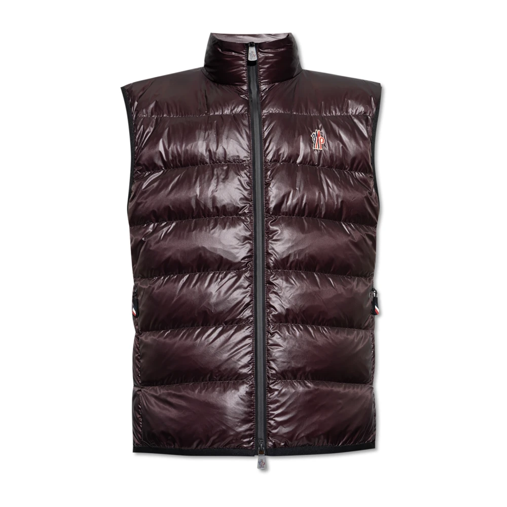 Moncler - Jackets > Vests - Brown - Moncler - Modalova
