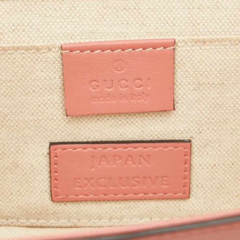Gucci Vintage Pre-owned Leather shoulder-bags Pink Dames