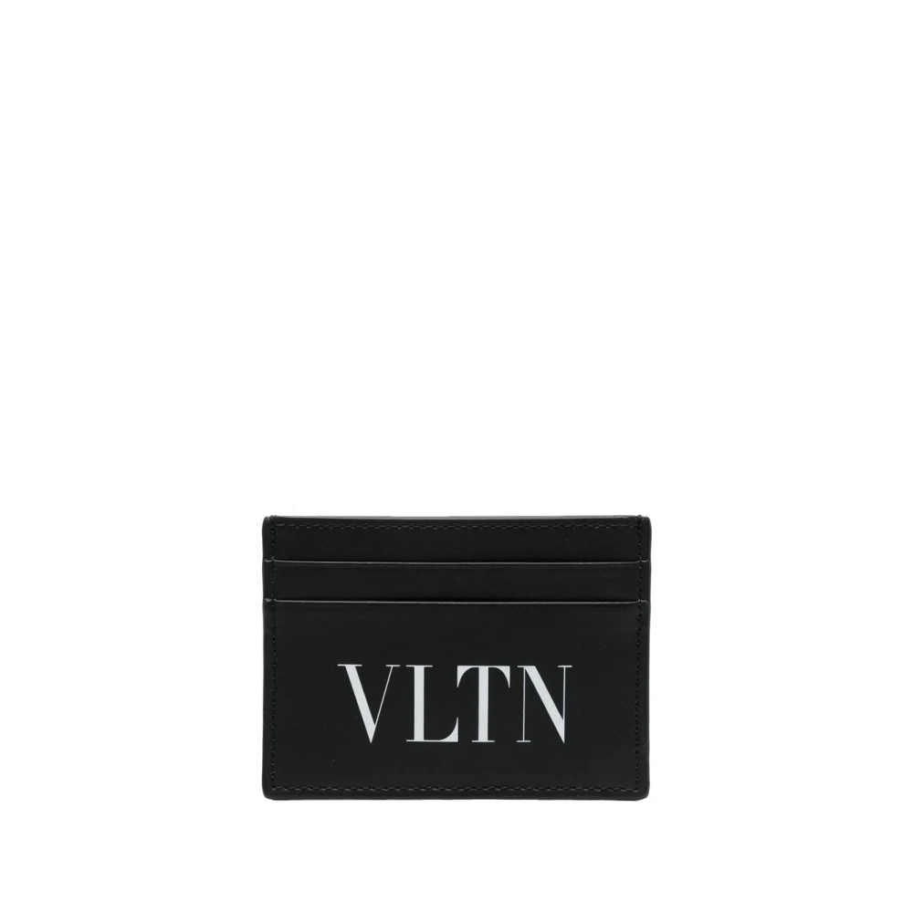 Valentino Garavani Logo Print Portemonnee Black Heren