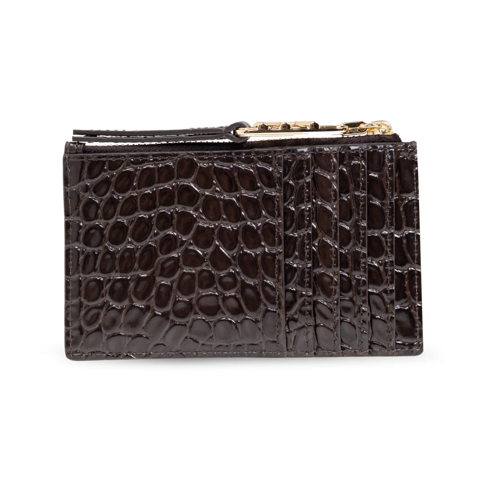 Michael Kors Kaart Holder Brown Dames