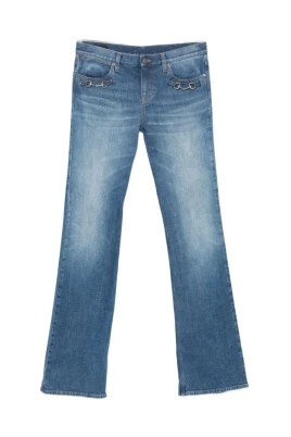 Stretch Cotton Denim med Horsebit